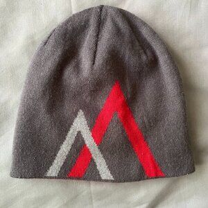 Arc'teryx Wool Blend Reversible Toque-- Gray & Red-- Unisex --New